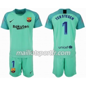Maillot de Foot Barcelone Gardien TER STEGEN 1 Enfant Tenue 2018/19
